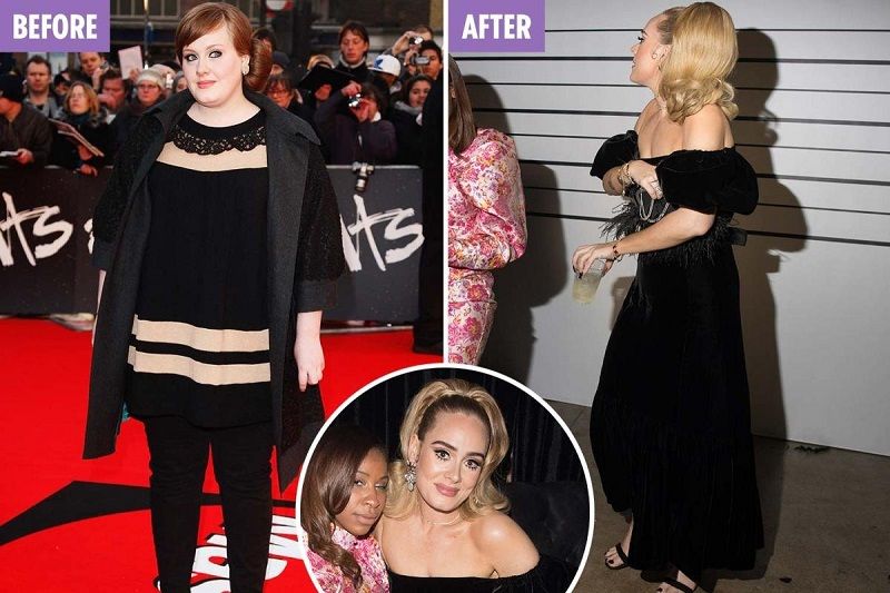 Adele weight loss photos
