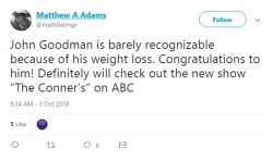 John Goodman Lost over 100lbs and Shows off His Slimmer Frame