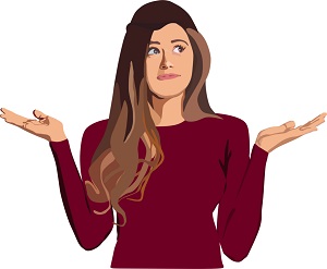 Confused girl